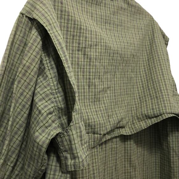 Basic Options Men’s Olive Short Sleeve Sport Shirt Large - Picture 6 of 9